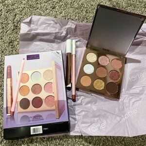 Tarte Eyeshadow Palette with Rose and Gold Hues